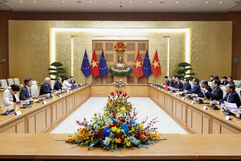 Thủ tướng: Chuyến thăm Việt Nam của Chủ tịch Hội đồng ch&acirc;u &Acirc;u l&agrave; th&ocirc;ng điệp th&uacute;c đẩy xu thế hợp t&aacute;c- Ảnh 7.