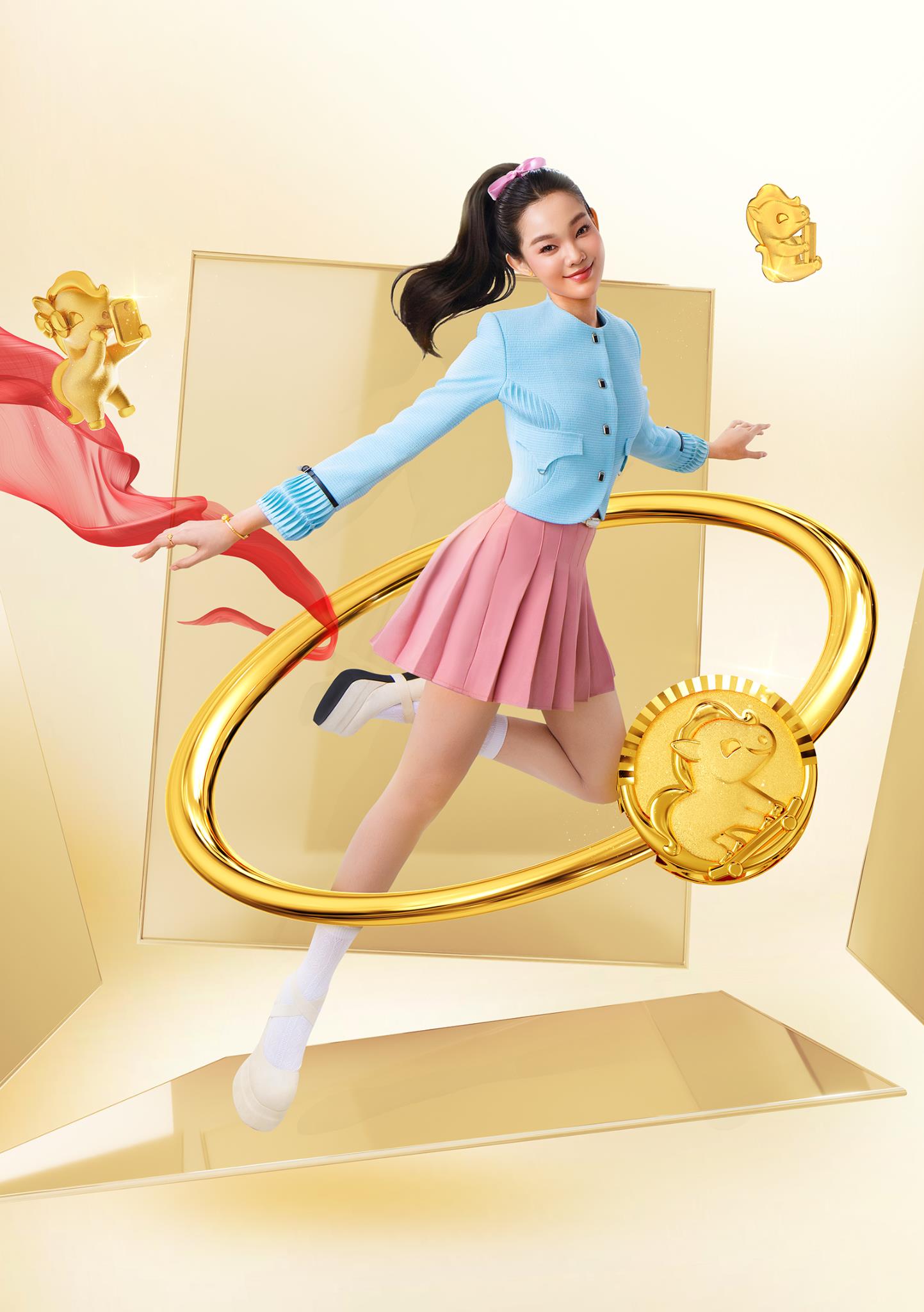 Ch&agrave;o năm mới B&iacute;nh Ngọ 2026 với ngựa v&agrave;ng c&aacute; t&iacute;nh c&ugrave;ng tuy&ecirc;n ng&ocirc;n &ldquo;T&ocirc;i chủ động h&agrave;nh động&rdquo;- Ảnh 2.