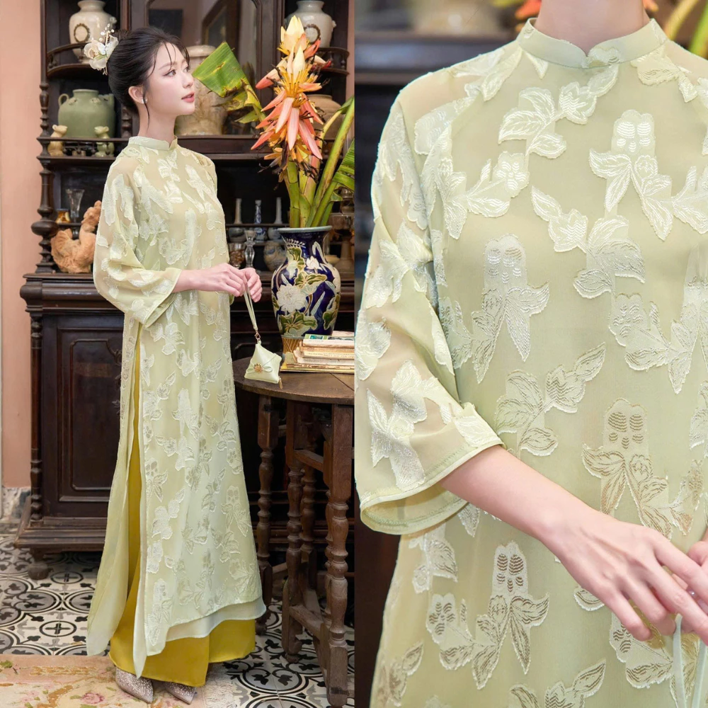 2 kiểu &aacute;o d&agrave;i voan ren "k&eacute;m duy&ecirc;n", c&oacute; hot đến đ&acirc;u bạn cũng chớ n&ecirc;n diện- Ảnh 8.