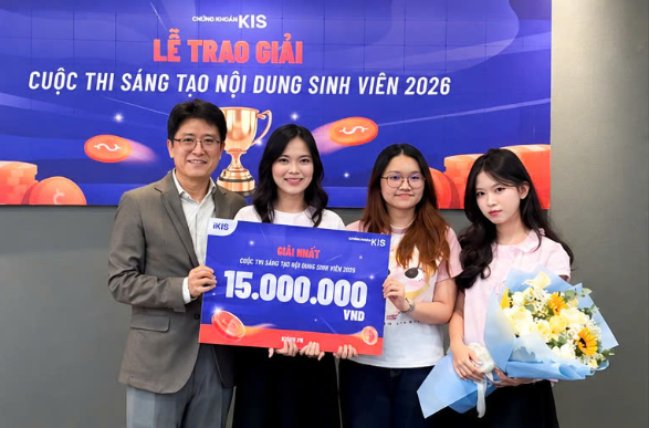 10 đội sinh vi&ecirc;n tạo 189 nội dung t&agrave;i ch&iacute;nh tại KIS Content Challenge 2026- Ảnh 1.