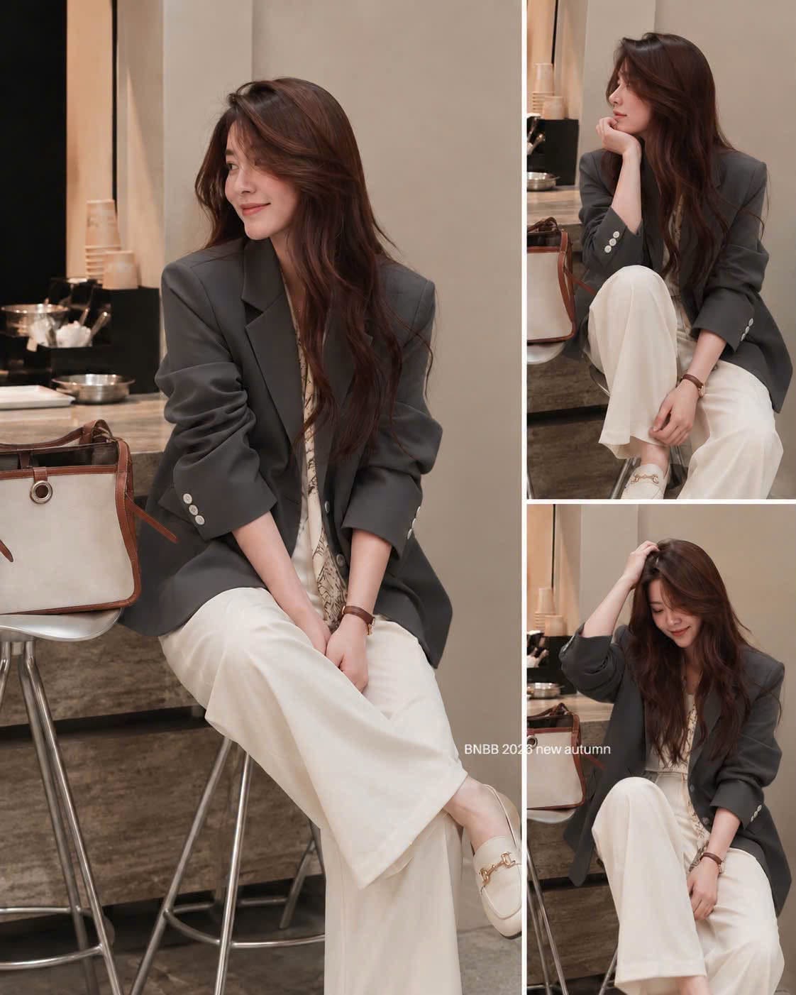 Blazer mùa thu: Chạm ngưỡng thanh lịch, sang chảnh với những cách mix đồ đầy khí chất- Ảnh 10.