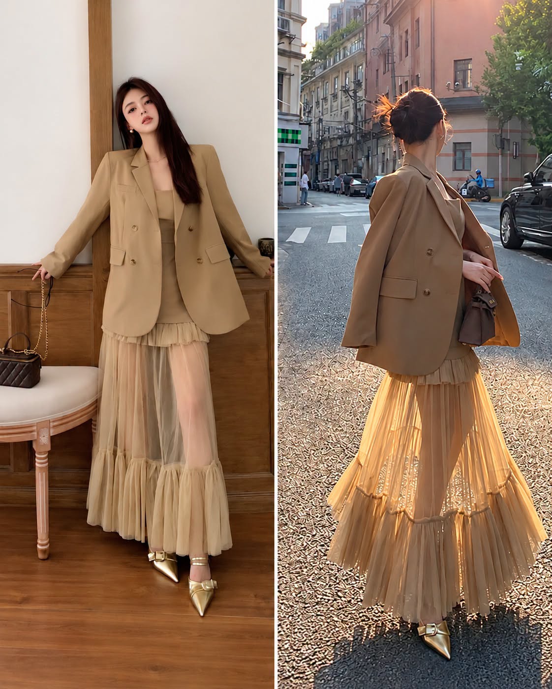 Blazer mùa thu: Chạm ngưỡng thanh lịch, sang chảnh với những cách mix đồ đầy khí chất- Ảnh 8.