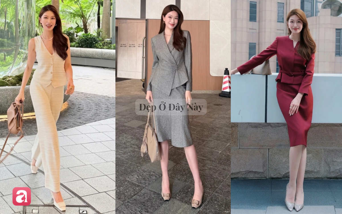 Diện cả set đồ đồng màu: Bí kíp mặc đẹp chuẩn "old money" khi tới công sở - Ảnh 2.