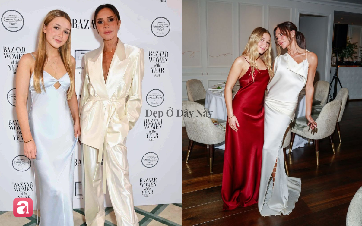 Harper Beckham ngày càng giống mẹ từ style đến thần thái, tới nụ cười mỉm "bí ẩn" cũng y chang nhau - Ảnh 5.