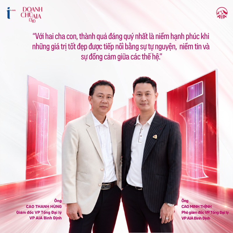 Bản lĩnh mở lối, di sản tiếp nối: C&acirc;u chuyện của những doanh chủ tại AIA Việt Nam- Ảnh 1.