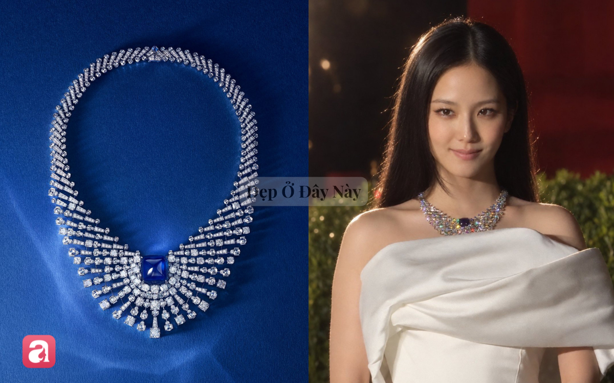 Chiếc vòng thách thức mọi nghệ nhân của Jisoo: Viên sapphire 41 carat đẹp đến nghẹt thở- Ảnh 3.
