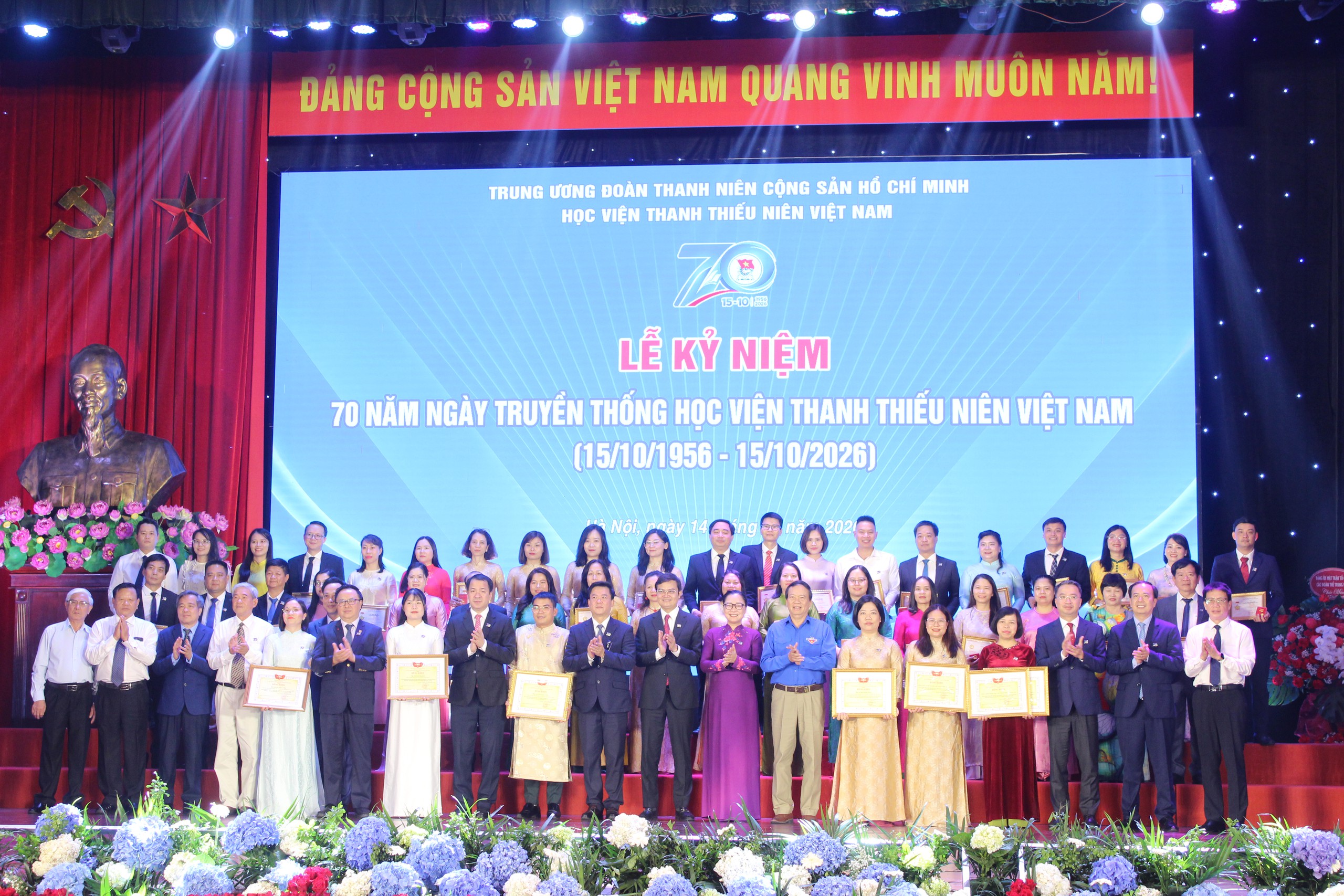 Học viện Thanh thiếu niên Việt Nam kỷ niệm 70 năm ngày truyền thống - Ảnh 9.