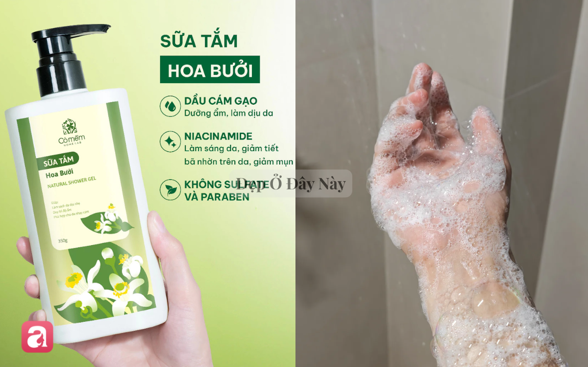 5 sữa tắm "made in Vietnam" làm sạch dịu nhẹ mà vẫn giữ da mềm mượt- Ảnh 2.