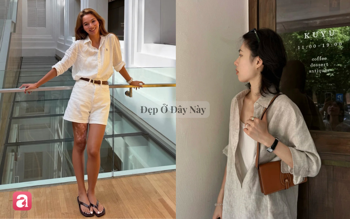 Sơ mi vải đũi - chiếc áo vừa trẻ vừa sang chuẩn "old money" mà chị em nào cũng nên có 1 chiếc - Ảnh 2.