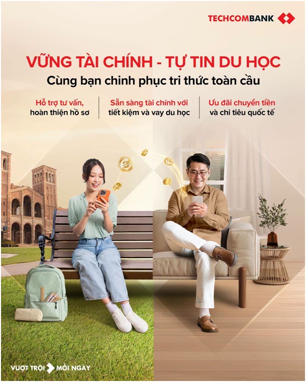  Hiện thực h&oacute;a ước mơ du học với ưu đ&atilde;i vay từ Techcombank - Ảnh 1.
