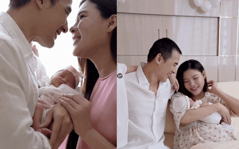 Lương Thế Th&agrave;nh tuy&ecirc;n bố &ldquo;cho mẹ Diễm ra r&igrave;a&rdquo; sau khi đ&oacute;n con g&aacute;i thứ hai, nh&igrave;n khoảnh khắc b&ecirc;n 2 con mới thấy &ocirc;ng bố m&ecirc; con đến mức n&agrave;o- Ảnh 4.