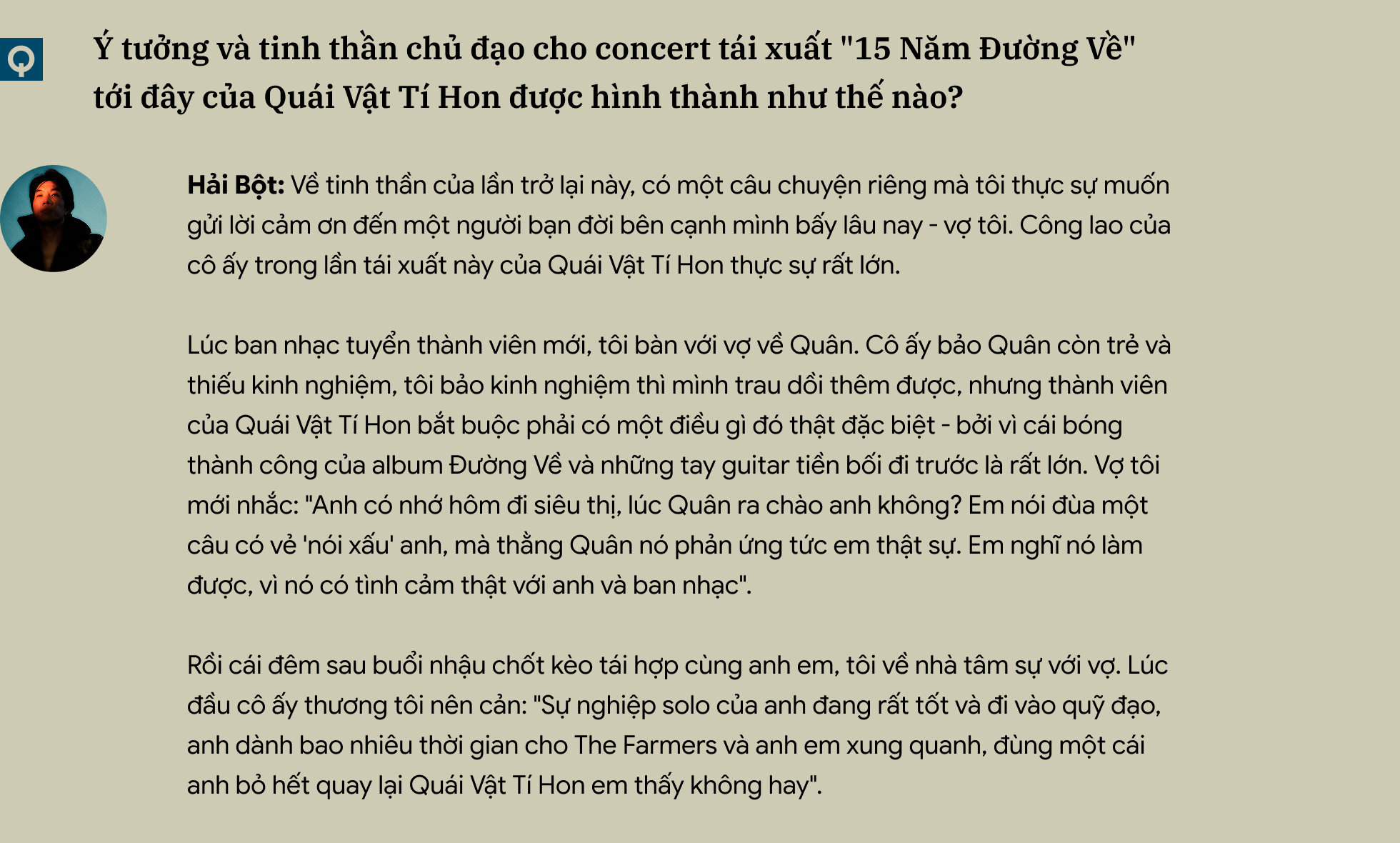 Qu&aacute;i Vật T&iacute; Hon: L&yacute; do thực sự để c&oacute; "Đường về", ch&iacute;nh l&agrave; v&igrave; m&igrave;nh đ&atilde; lựa chọn ra đi - Ảnh 21.