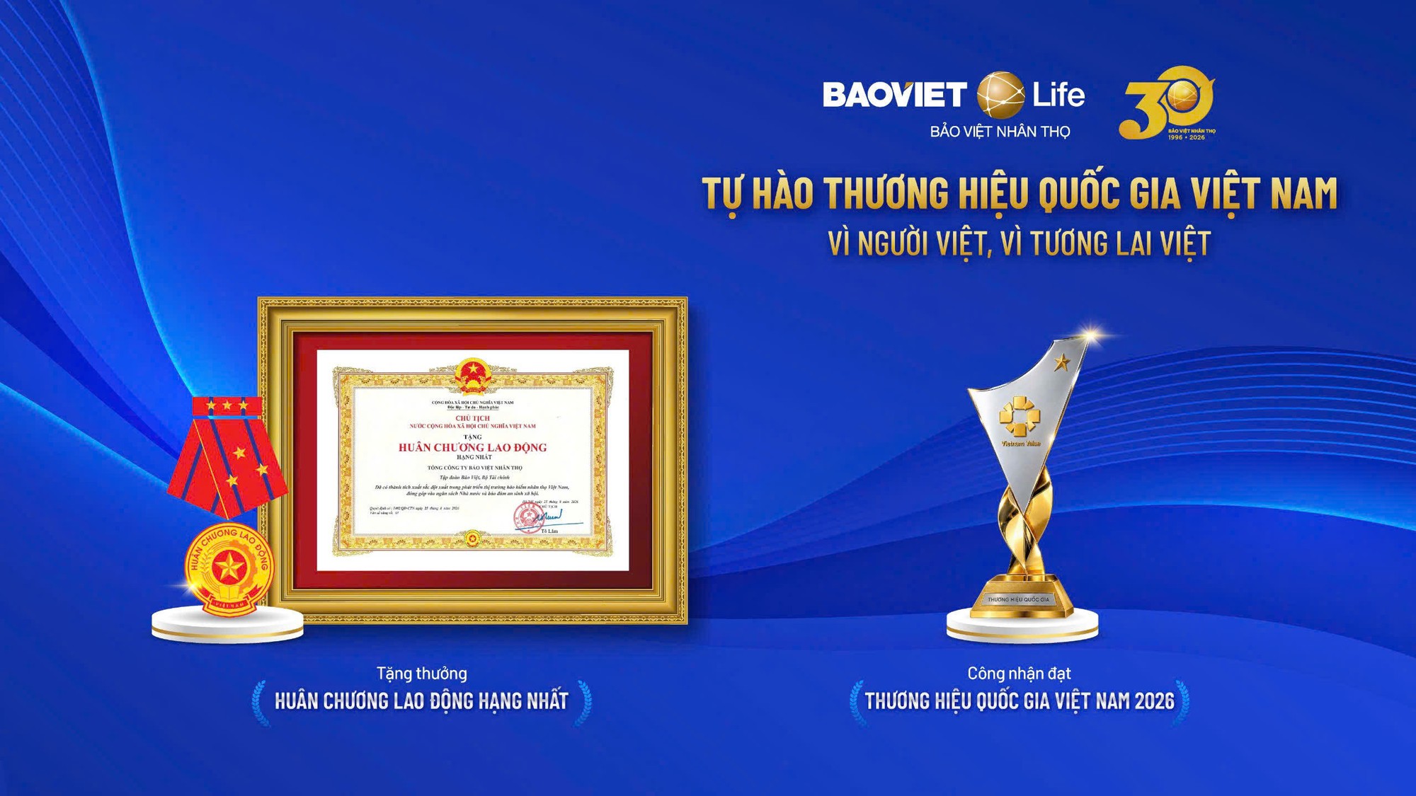 Sản phẩm của Bảo Việt Nh&acirc;n thọ đạt Thương hiệu Quốc gia Việt Nam 2026: 30 năm x&acirc;y dựng năng lực cạnh tranh của thương hiệu bảo hiểm Việt Nam- Ảnh 2.