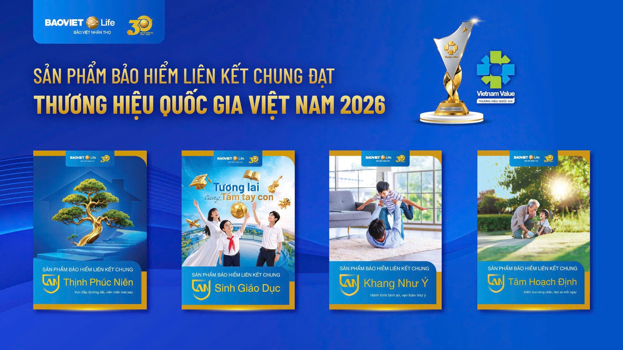 Sản phẩm của Bảo Việt Nh&acirc;n thọ đạt Thương hiệu Quốc gia Việt Nam 2026: 30 năm x&acirc;y dựng năng lực cạnh tranh của thương hiệu bảo hiểm Việt Nam- Ảnh 3.