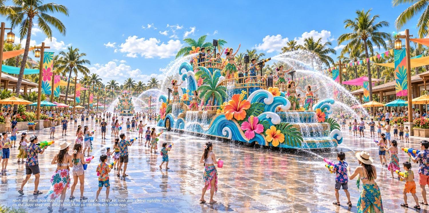  Thế giới lễ hội nước gọi t&ecirc;n VinWonders Cần Giờ: 5 đại tiệc nước, 50+ tr&ograve; chơi- Ảnh 2.