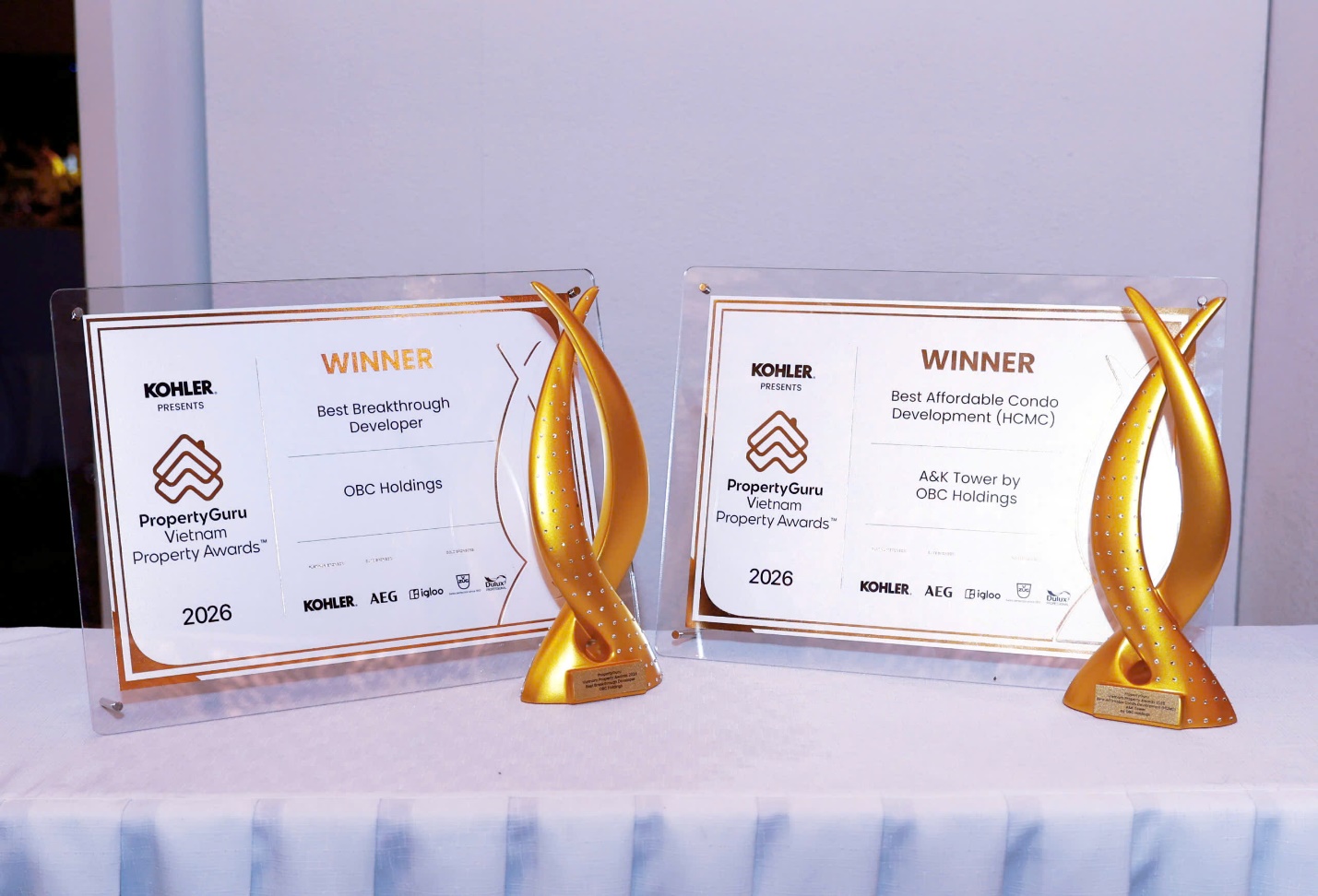 OBC Holdings và A&K Tower được vinh danh tại PropertyGuru Vietnam Property Awards 2026- Ảnh 1.