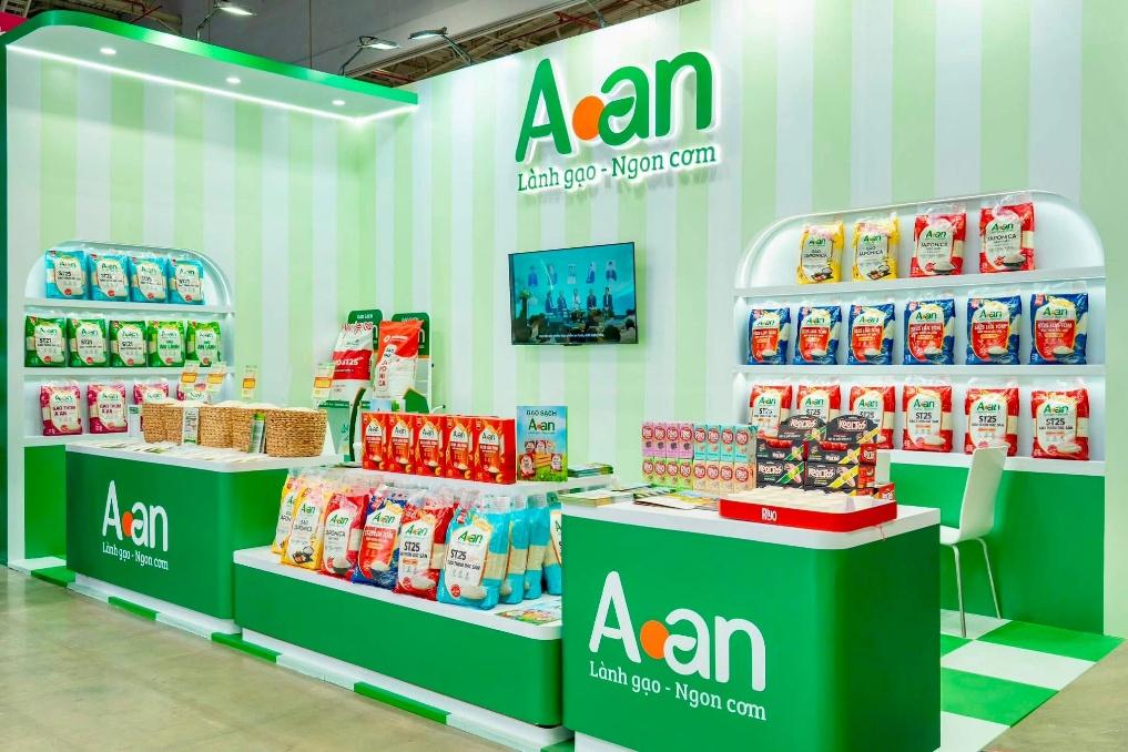 Gạo Aan lần thứ 3 liên tiếp đạt thương hiệu quốc gia Việt Nam- Ảnh 1.