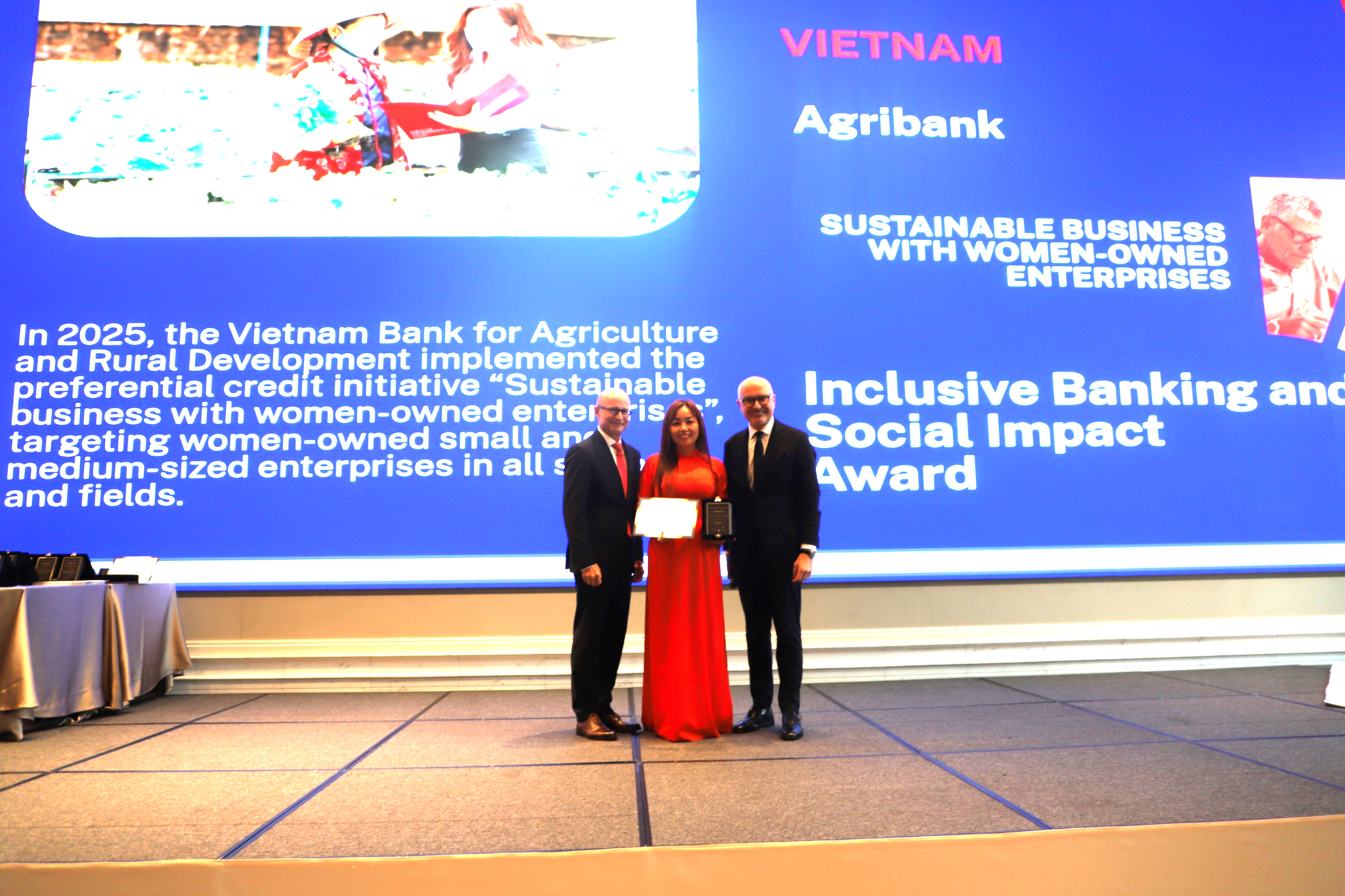 Agribank đạt giải thưởng phát triển bền vững WSBI-ESG năm 2026 - Ảnh 1.