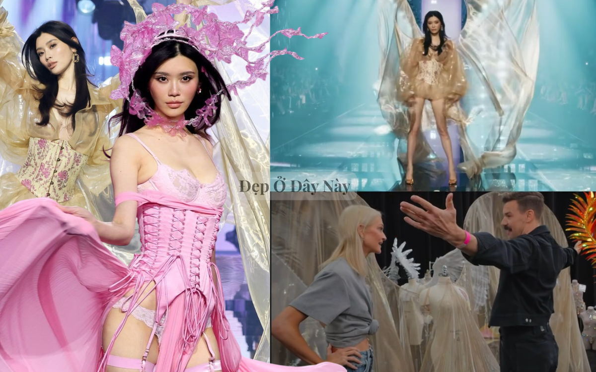 Đ&atilde;i ngộ đặc biệt của d&acirc;u h&agrave;o m&ocirc;n Hề Mộng Dao khi trở lại Victoria's Secret sau 8 năm- Ảnh 1.