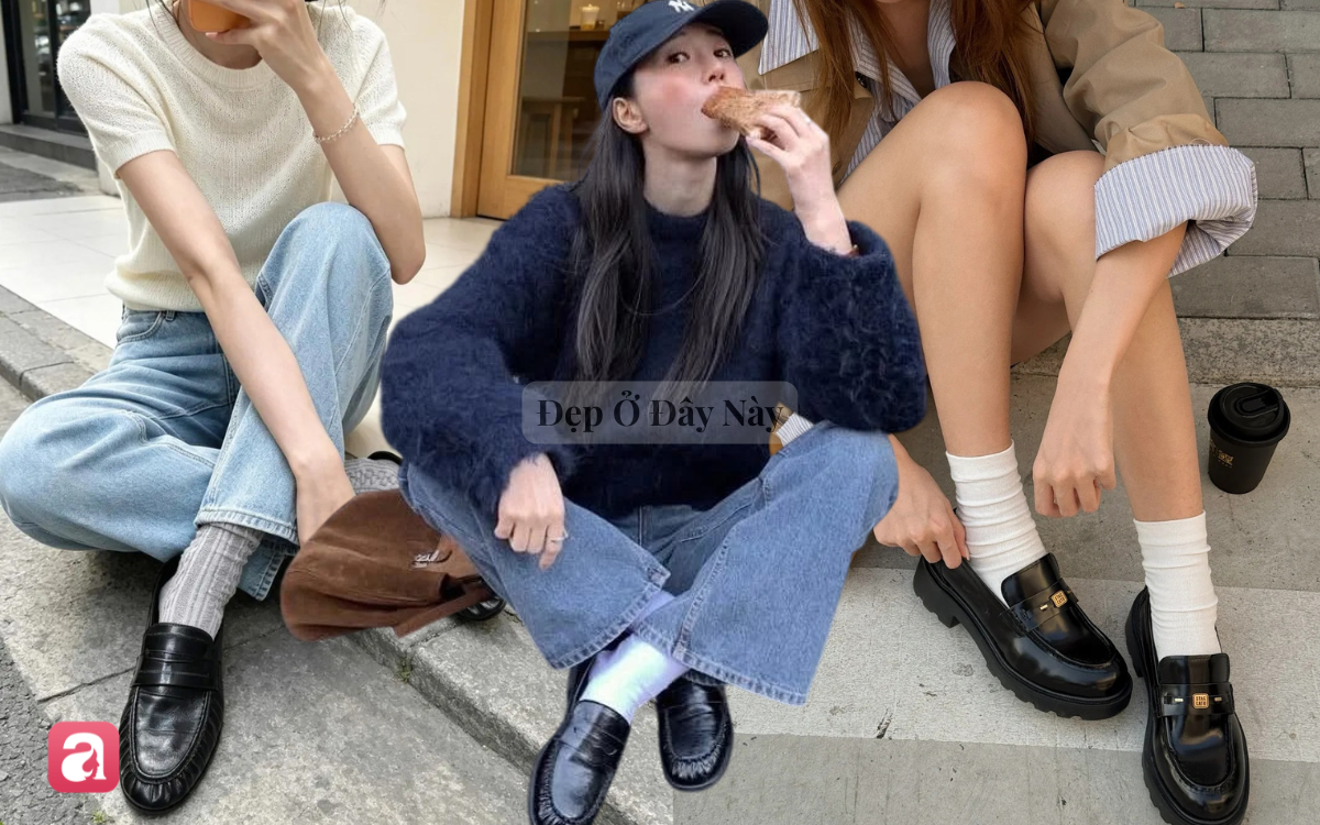 Gi&agrave;y loafer vẫn chưa hạ nhiệt: Diện l&ecirc;n vừa trẻ trung lại vừa sang chảnh chuẩn "old money" - Ảnh 1.