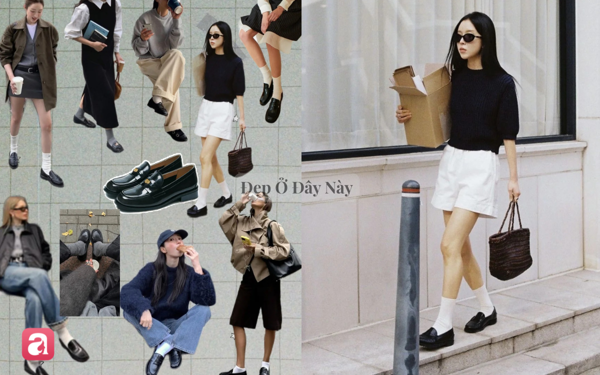 Gi&agrave;y loafer vẫn chưa hạ nhiệt: Diện l&ecirc;n vừa trẻ trung lại vừa sang chảnh chuẩn "old money" - Ảnh 3.