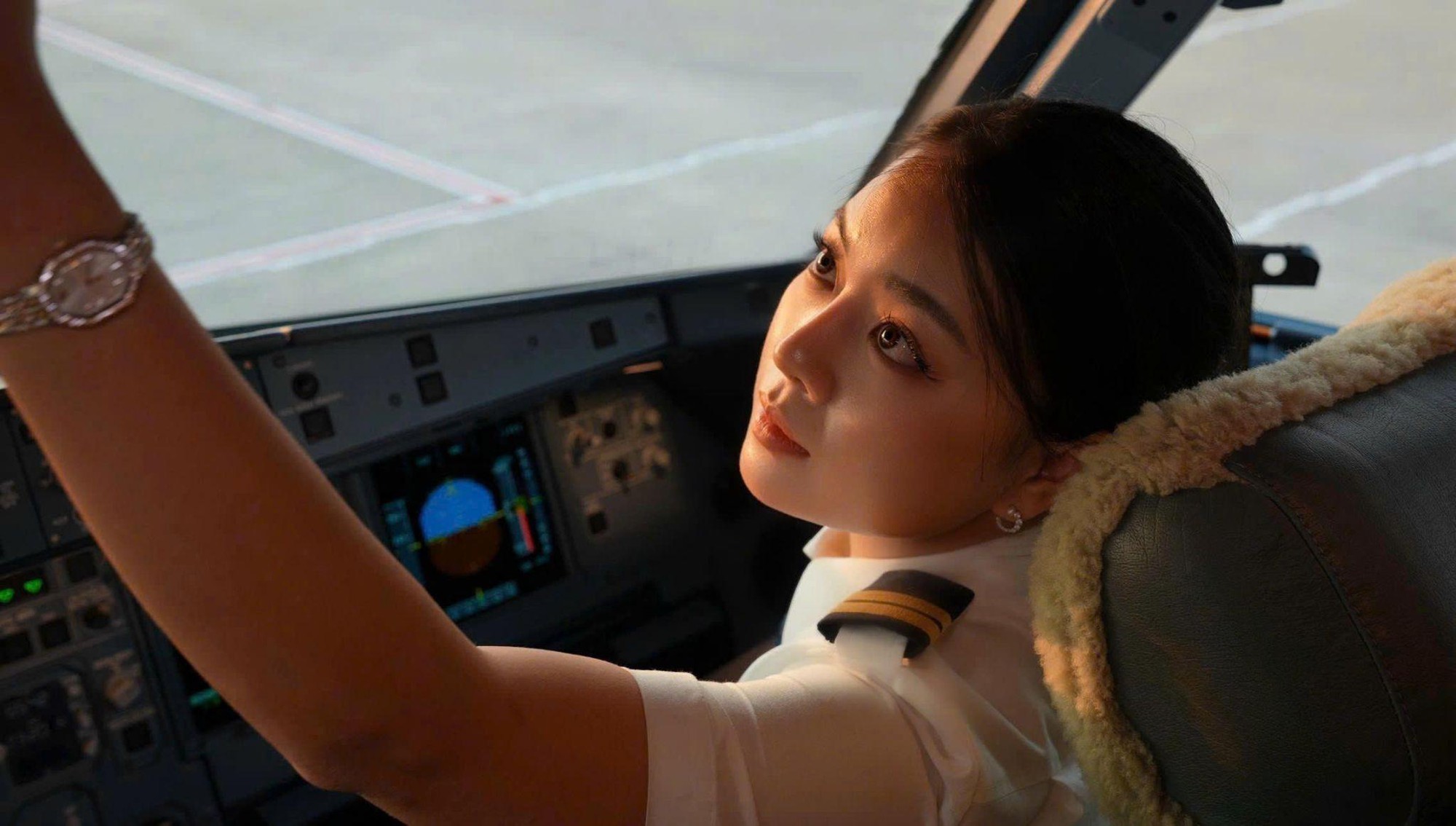 Ước mơ nối nghiệp cha của nữ học vi&ecirc;n phi c&ocirc;ng Vietnam Airlines - Ảnh 1.