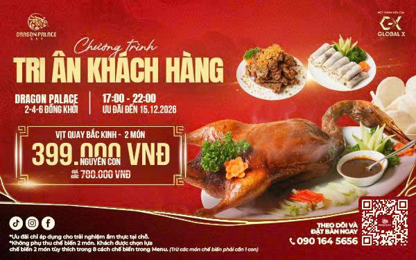 Ăn đồ Hoa ngay trung t&acirc;m TP.HCM với gi&aacute; kh&oacute; tin: Vịt quay Bắc Kinh nguy&ecirc;n con chỉ 399.000 đồng, dimsum đồng gi&aacute; 39.000 đồng- Ảnh 4.