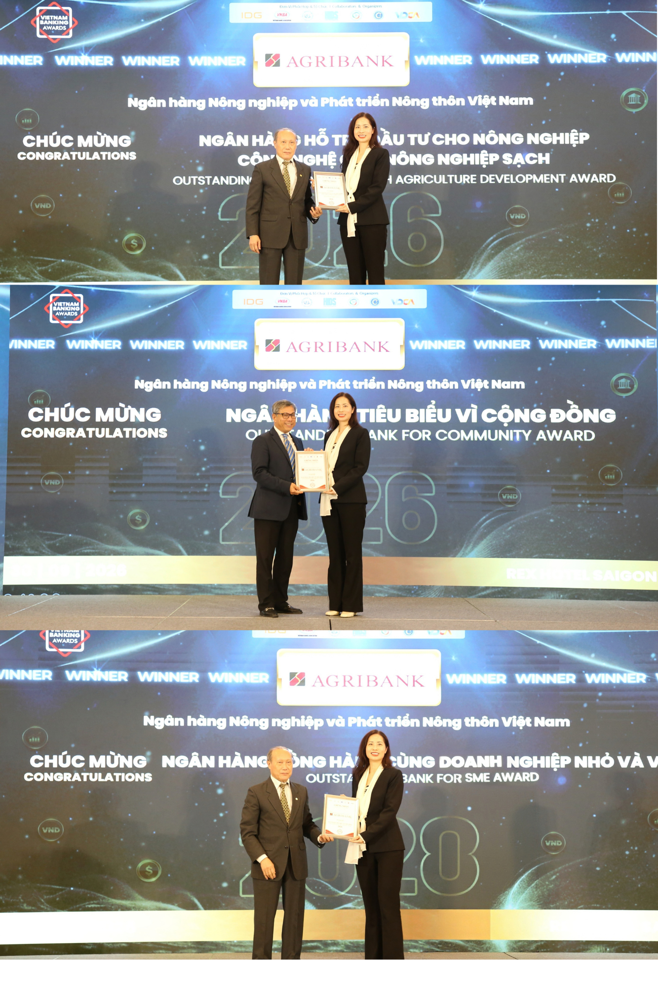 &rlm;Agribank được vinh danh 3 giải thưởng Ng&acirc;n h&agrave;ng Việt Nam ti&ecirc;u biểu 2026&rlm; - Ảnh 3.