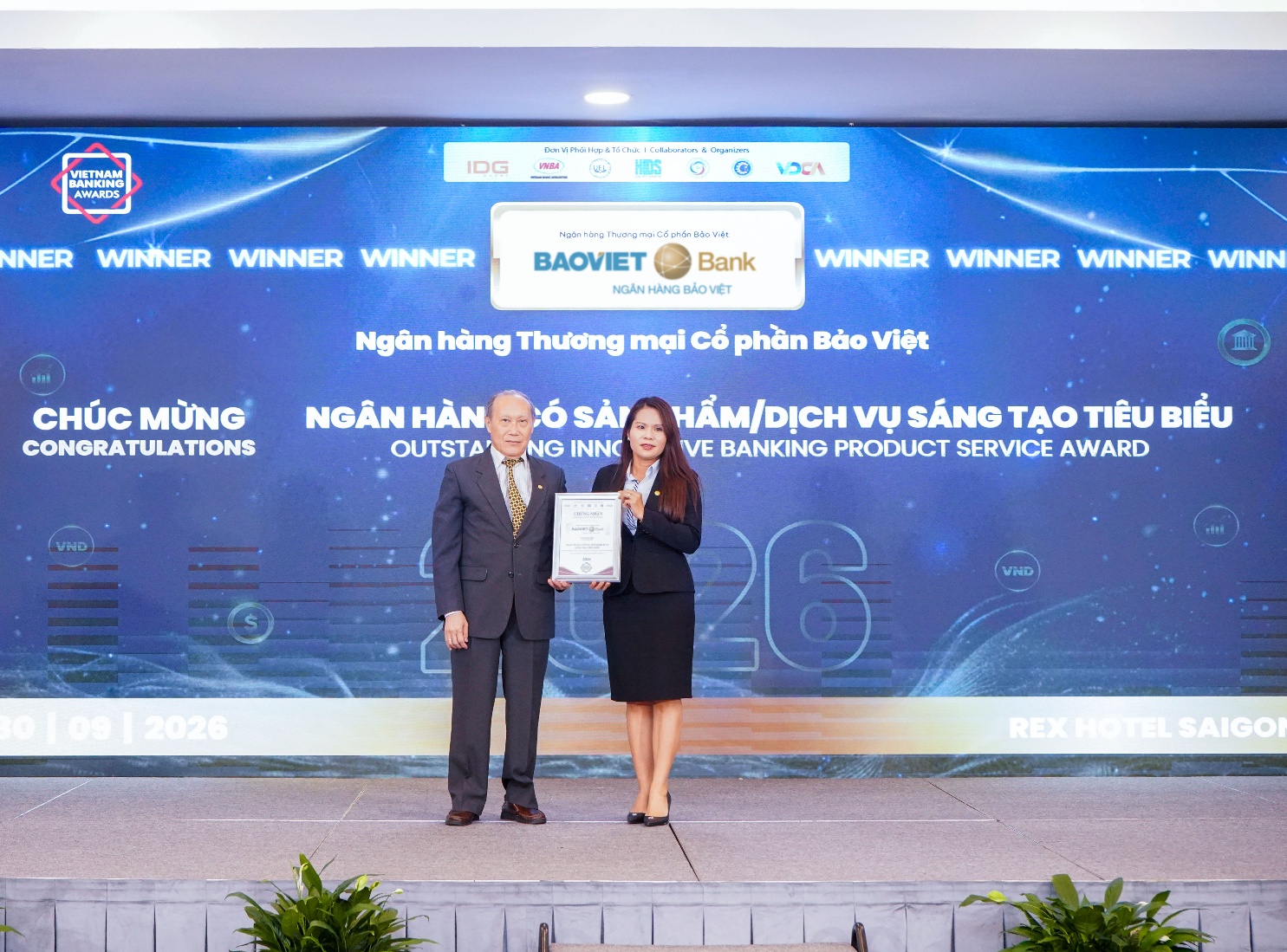 BAOVIET Bank được vinh danh “Ngân hàng có sản phẩm dịch vụ sáng tạo tiêu biểu 2026” - Ảnh 1.
