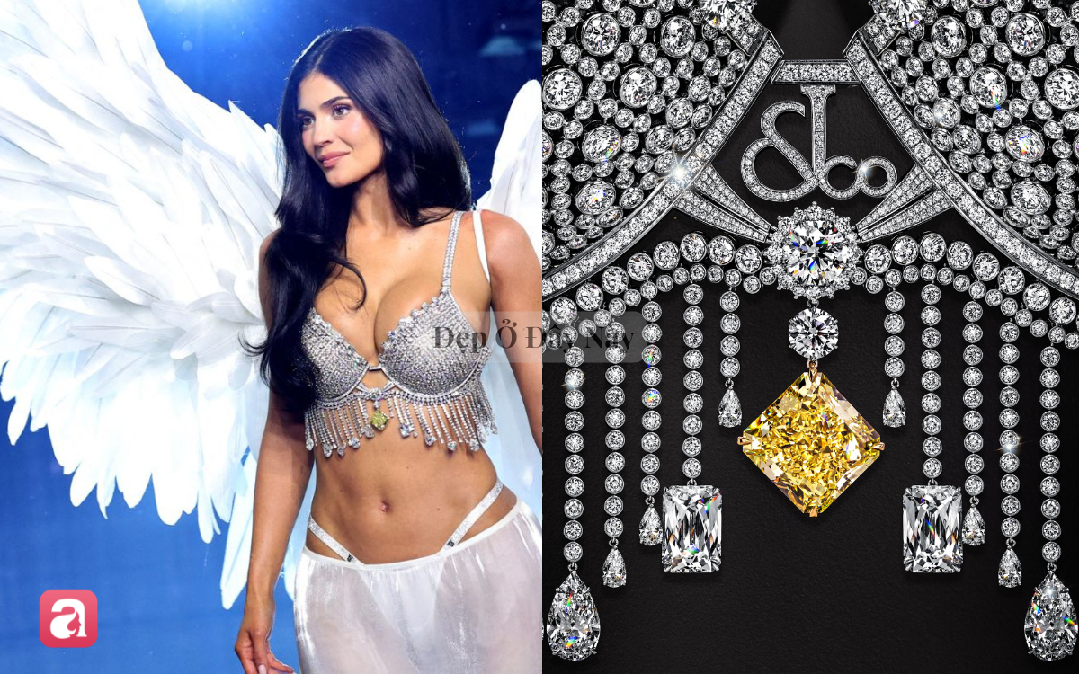 Vì sao Fantasy Bra của Kylie Jenner bị "mất" kim cương so với hình ảnh gốc của hãng?- Ảnh 4.