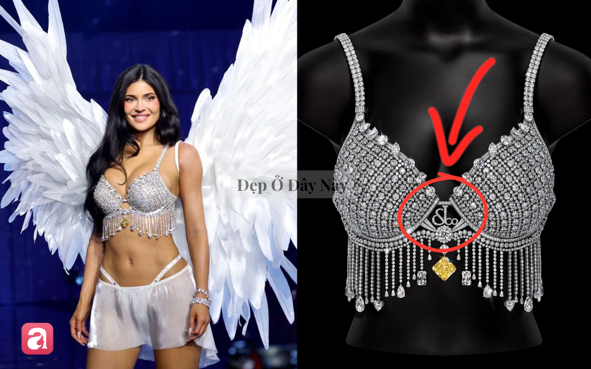 Vì sao Fantasy Bra của Kylie Jenner bị "mất" kim cương so với hình ảnh gốc của hãng?- Ảnh 1.