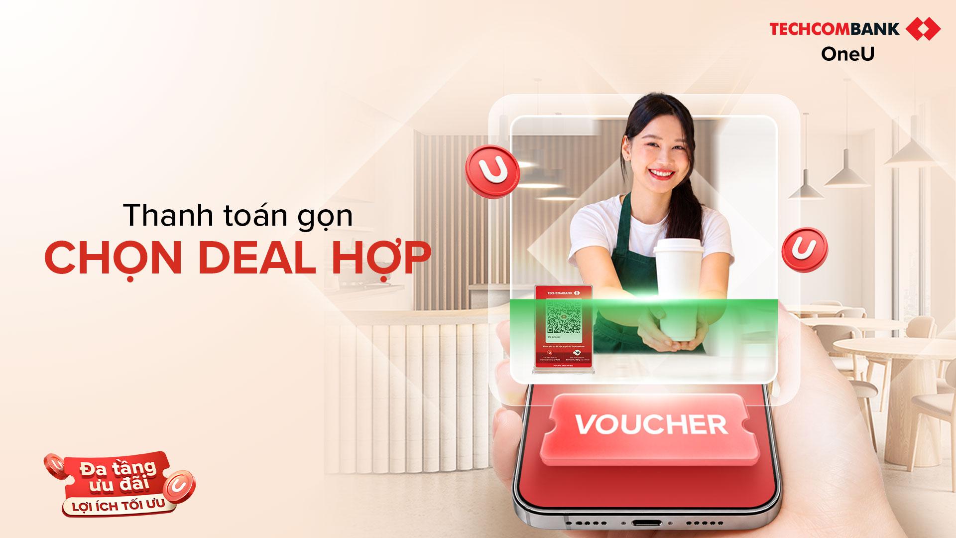 Quét QR, dùng voucher và U-Point ngay khi thanh toán, cùng cơ hội nhận iPhone 18 Pro mỗi ngày từ Techcombank - Ảnh 1.