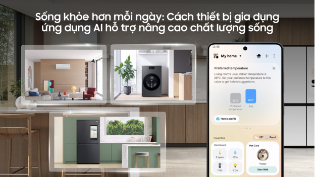 Sống khỏe hơn mỗi ngày: Cách thiết bị gia dụng ứng dụng AI hỗ trợ nâng cao chất lượng sống - Ảnh 1.