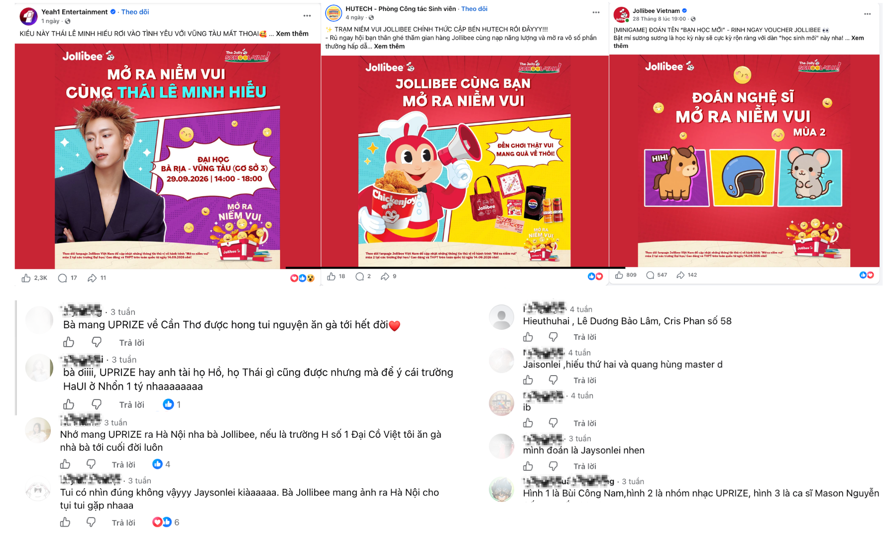 Hà An Huy, nhóm UPRIZE và dàn idol đổ bộ The Jolly School - Yah! của Jollibee- Ảnh 1.