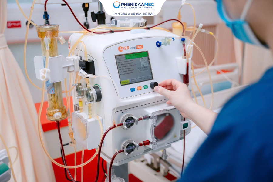 Quy trình lọc huyết tương kép – kỹ thuật chuyên sâu trong điều trị ca bệnh phức tạp - Ảnh 2.