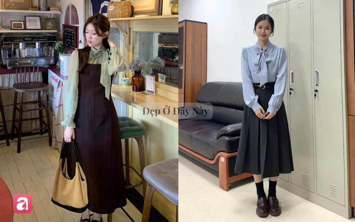 Sơ mi cổ nơ: Chiếc &aacute;o chuẩn "old money" cứ diện l&agrave; đẹp- Ảnh 4.