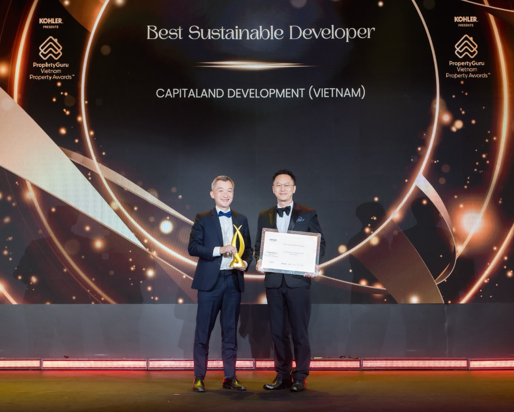CapitaLand Development được vinh danh tại PropertyGuru 2026 về bền vững, x&atilde; hội v&agrave; thiết kế xuất sắc. - Ảnh 1.