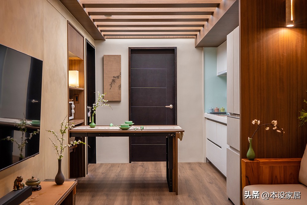 Căn hộ 46m&sup2; xuống cấp của đ&ocirc;i vợ chồng trung ni&ecirc;n được cải tạo th&agrave;nh kh&ocirc;ng gian 3 ph&ograve;ng: C&aacute;ch tận dụng từng m&eacute;t vu&ocirc;ng khiến nhiều người bất ngờ- Ảnh 5.