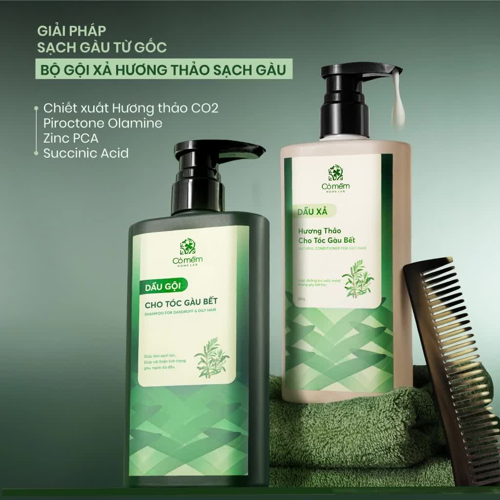 5 dầu gội "made in Vietnam" dành cho tóc bết: Làm sạch da đầu, giảm dầu, giữ tóc tơi phồng- Ảnh 2.