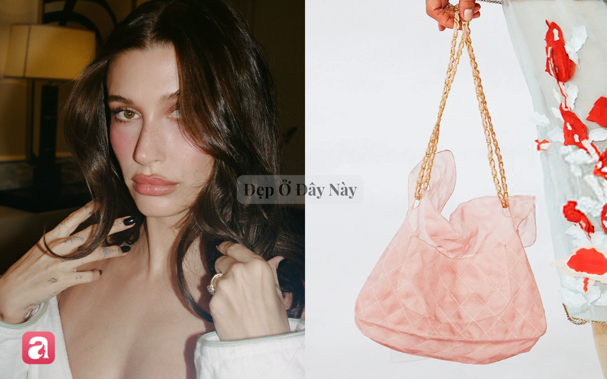 Hailey Bieber và chiếc túi Chanel "không biết dùng để làm gì"- Ảnh 1.
