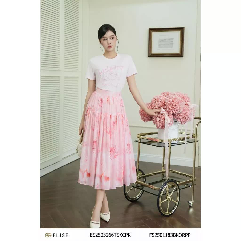Ch&acirc;n v&aacute;y họa tiết hoa: Item đ&aacute;ng sắm, vừa nữ t&iacute;nh vừa l&agrave;m bừng s&aacute;ng style ng&agrave;y thu- Ảnh 9.