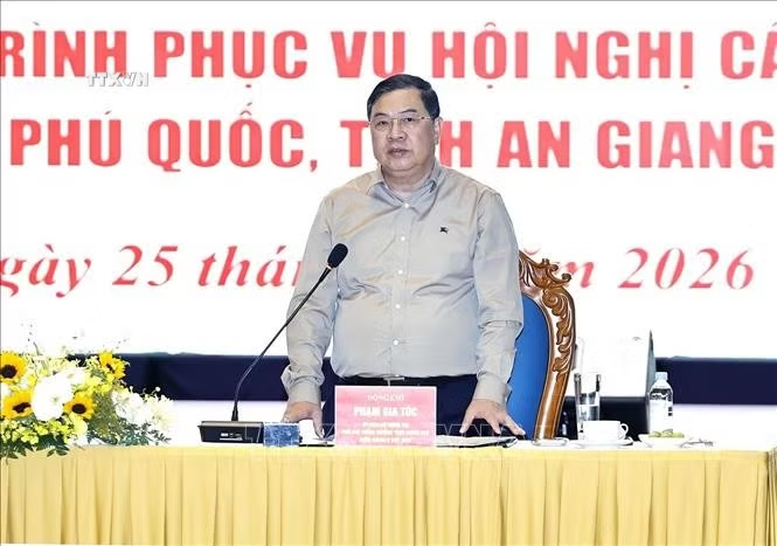 Chủ tịch Quốc hội Trần Thanh Mẫn nhấn mạnh tinh thần "3 kh&ocirc;ng" trong thực hiện dự &aacute;n phục vụ APEC 2027- Ảnh 5.