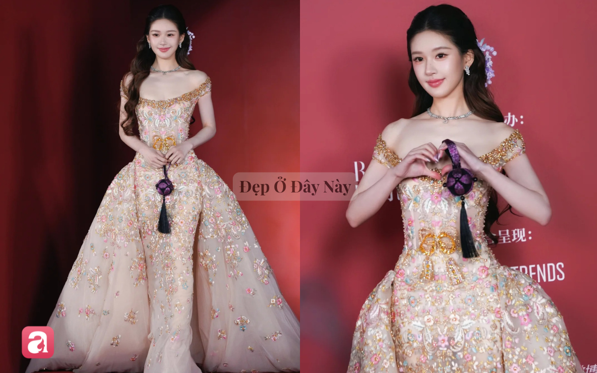 Triệu Lộ Tư "phá vỡ luật ngầm", diện 2 bộ đầm đắp tội liền với 3 nhà mốt lớn - Ảnh 5.