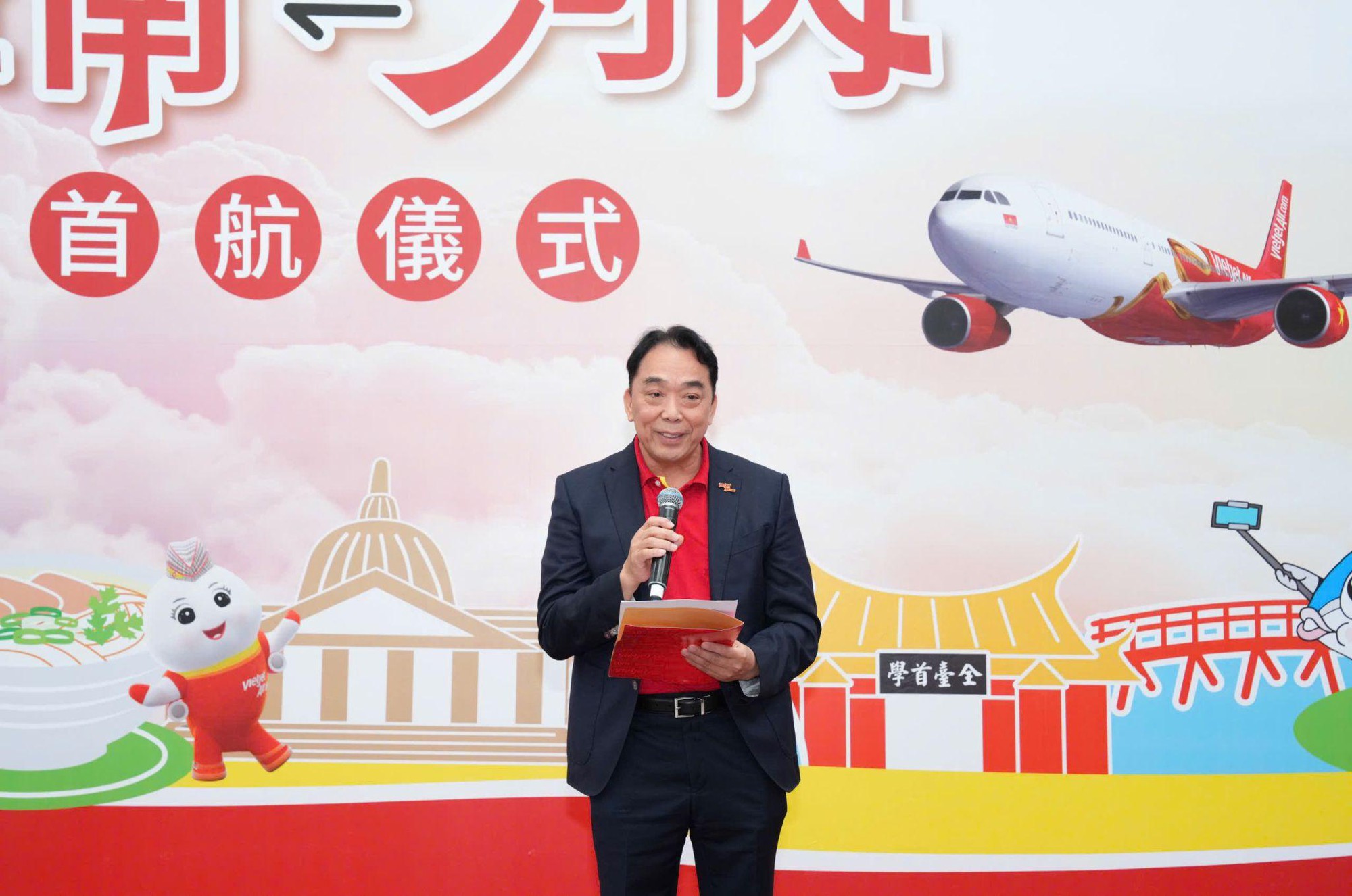 &rlm;Vietjet khai trương đường bay thẳng H&agrave; Nội &ndash; Đ&agrave;i Nam (Đ&agrave;i Loan, Trung Quốc), tiếp tục mở rộng mạng bay quốc tế - Ảnh 2.