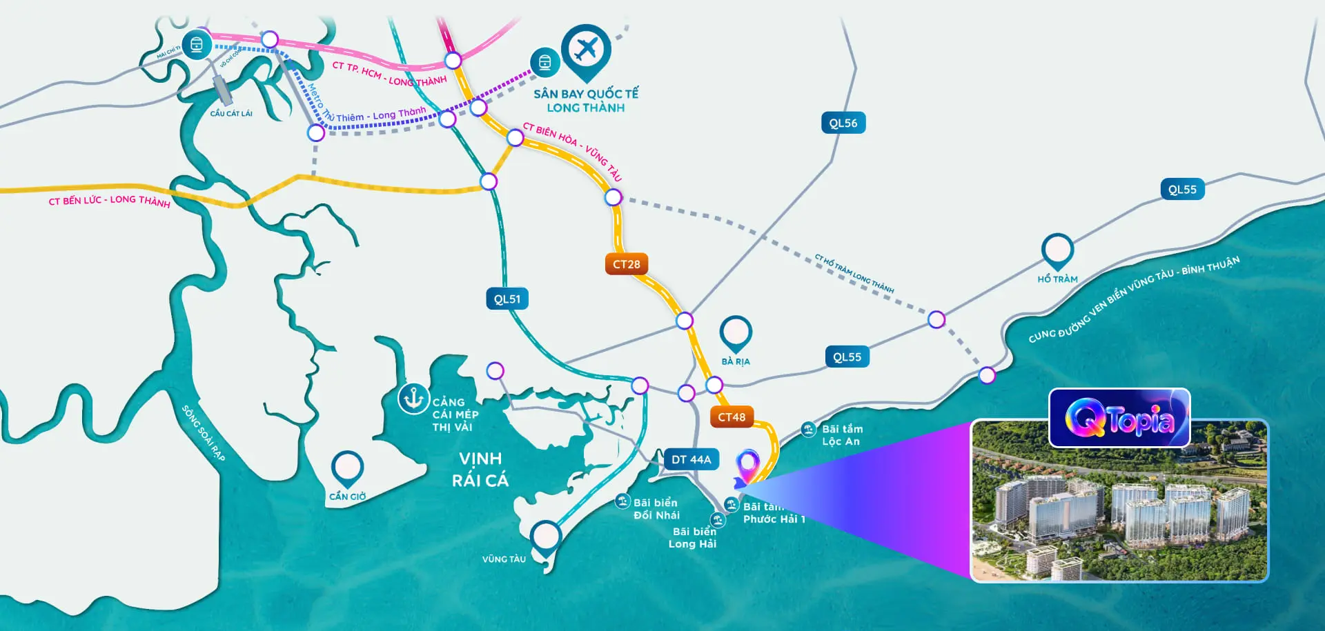 Vietnam Land đồng hành phân phối F1 Qtopia Phước Hải - Ảnh 1.