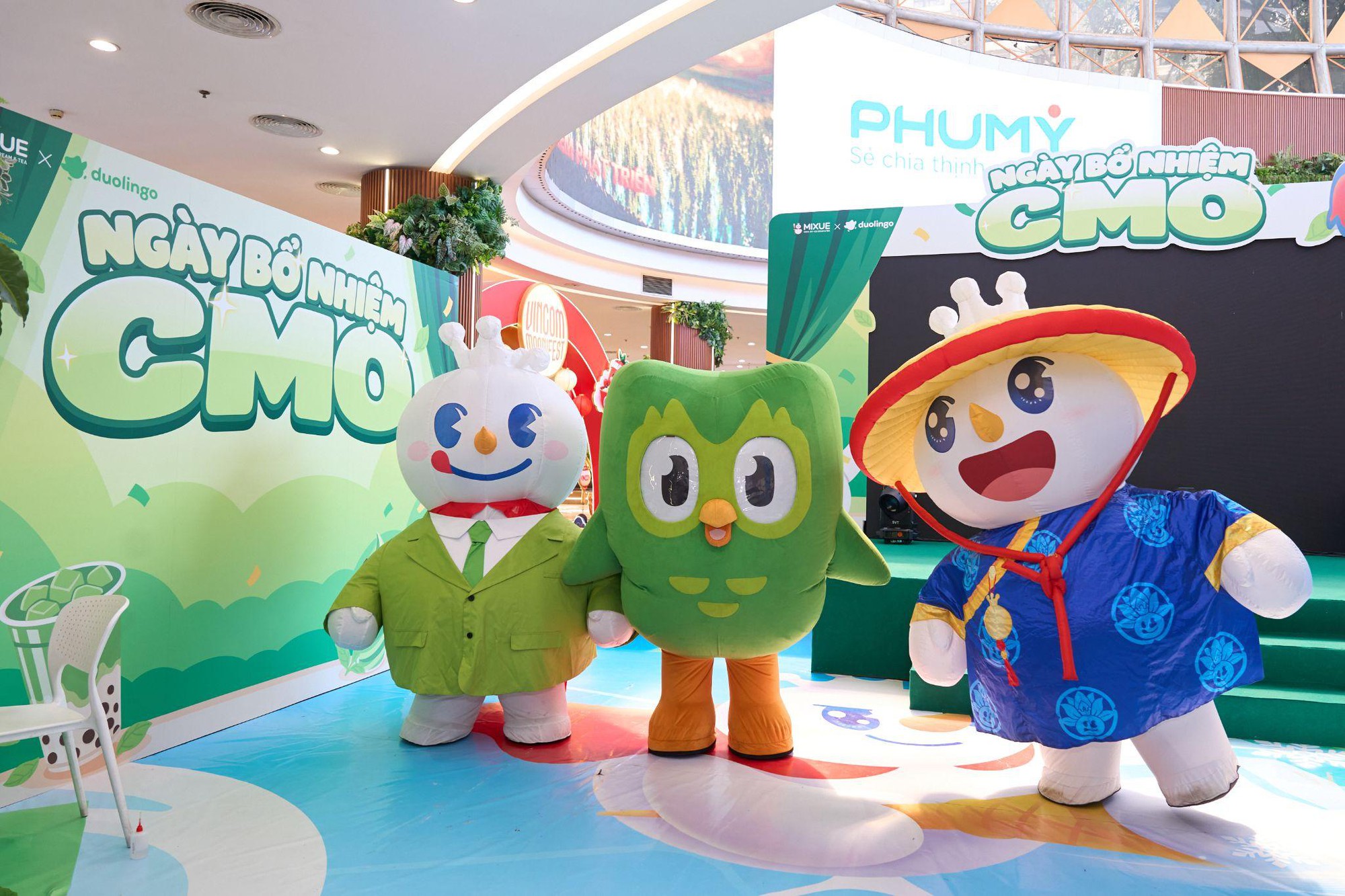 MIXUE bắt tay Duolingo, bổ nhiệm Duo làm “Giám đốc Matcha” - Ảnh 1.
