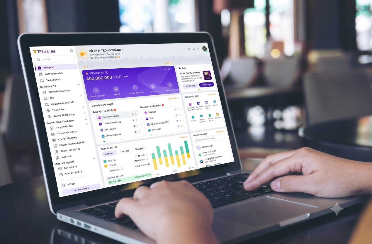 TPBank Biz ra mắt giao diện mới: Tùy chỉnh trải nghiệm cho từng loại hình doanh nghiệp - Ảnh 1.
