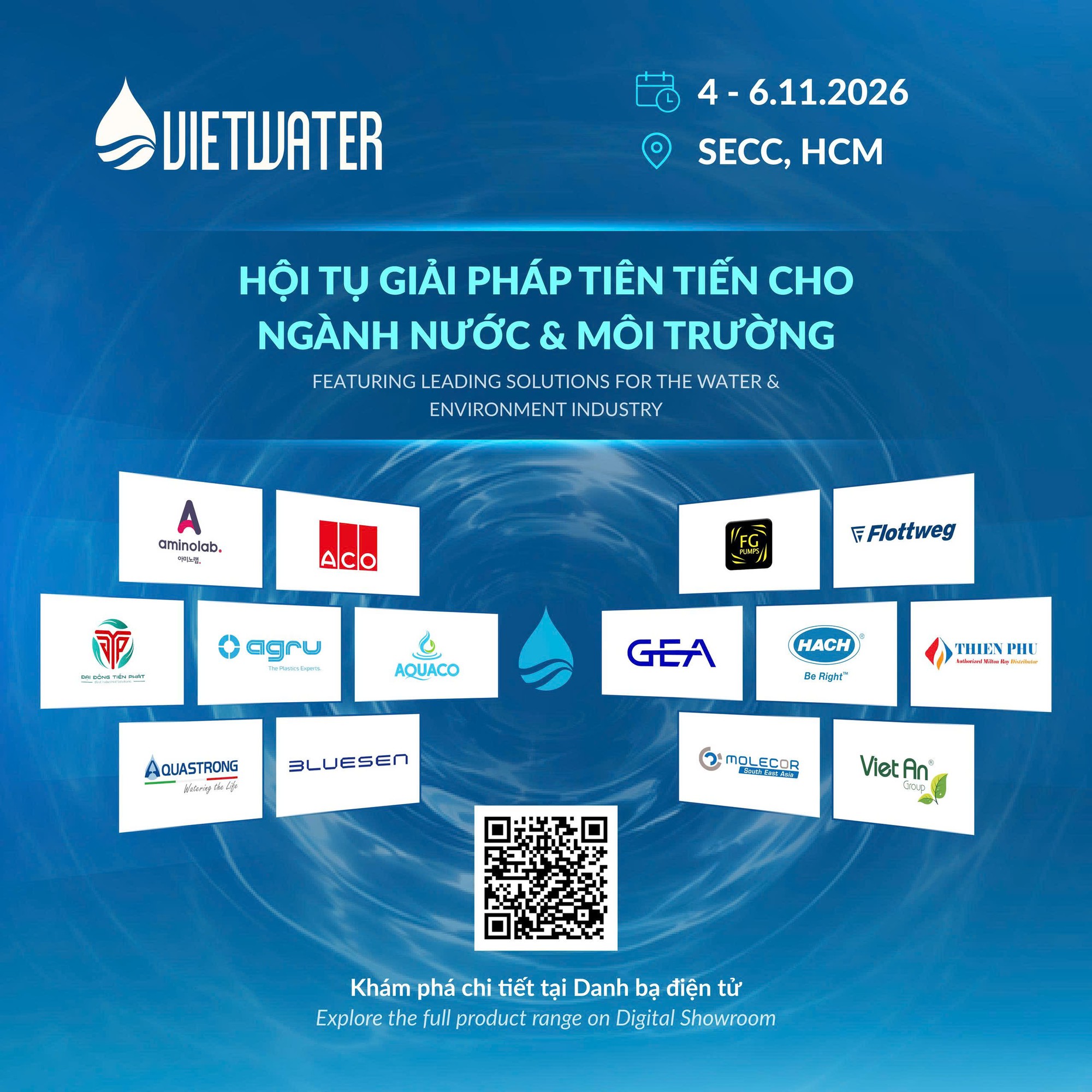 Vietwater 2026 - Kết nối công nghệ với nhu cầu doanh nghiệp ngành Nước - Môi trường - Ảnh 1.