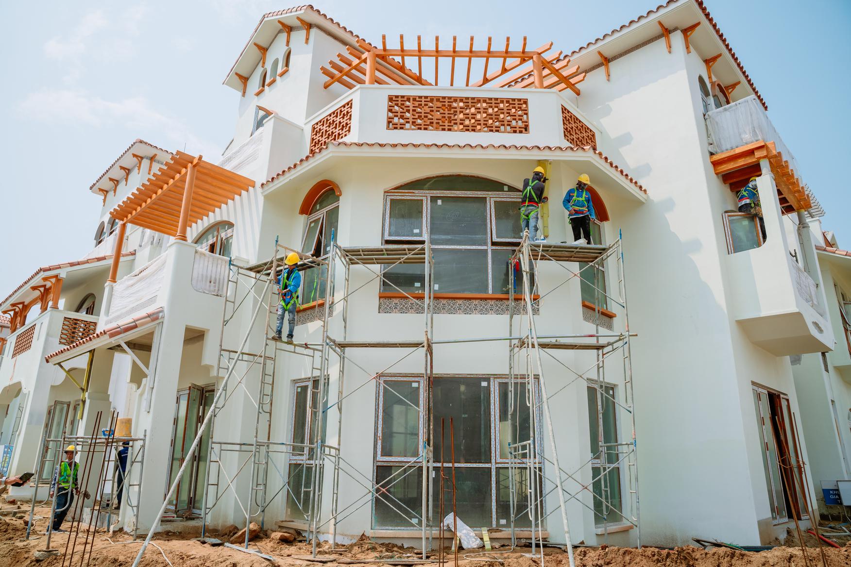 Cận cảnh hàng trăm căn biệt thự, liền kề tại Blanca City trước ngày bàn giao - Ảnh 2.