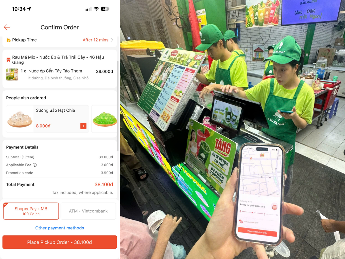 Từ bữa sáng hứng khởi đến bữa tối cuối ngày: Tối ưu thời gian từng bữa ăn với “Đặt trước, lấy tại quán” của ShopeeFood- Ảnh 3.